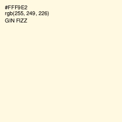 #FFF9E2 - Gin Fizz Color Image